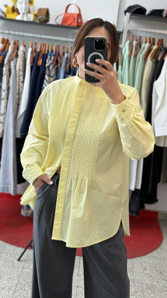 Shirt with Stripes in Yellow