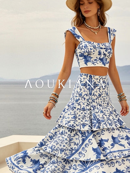 Blue & white dreams all day set