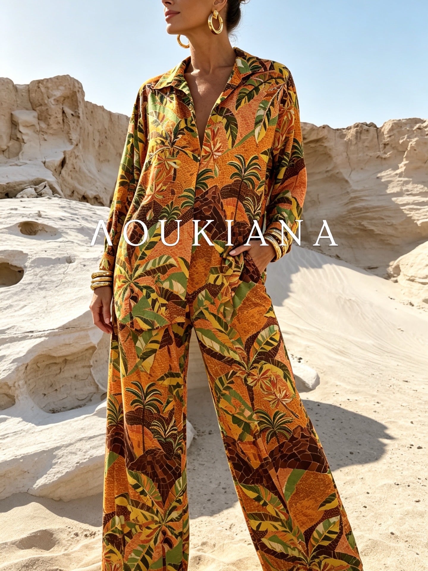 Tropical Set in Orange