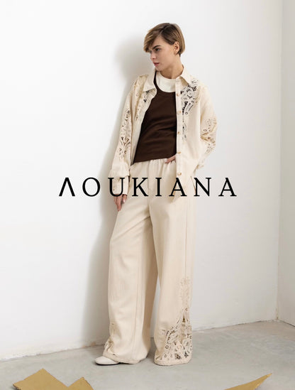 Denim Set in Cream