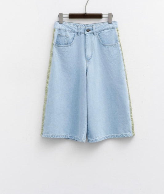 Denim Bermuda Shorts
