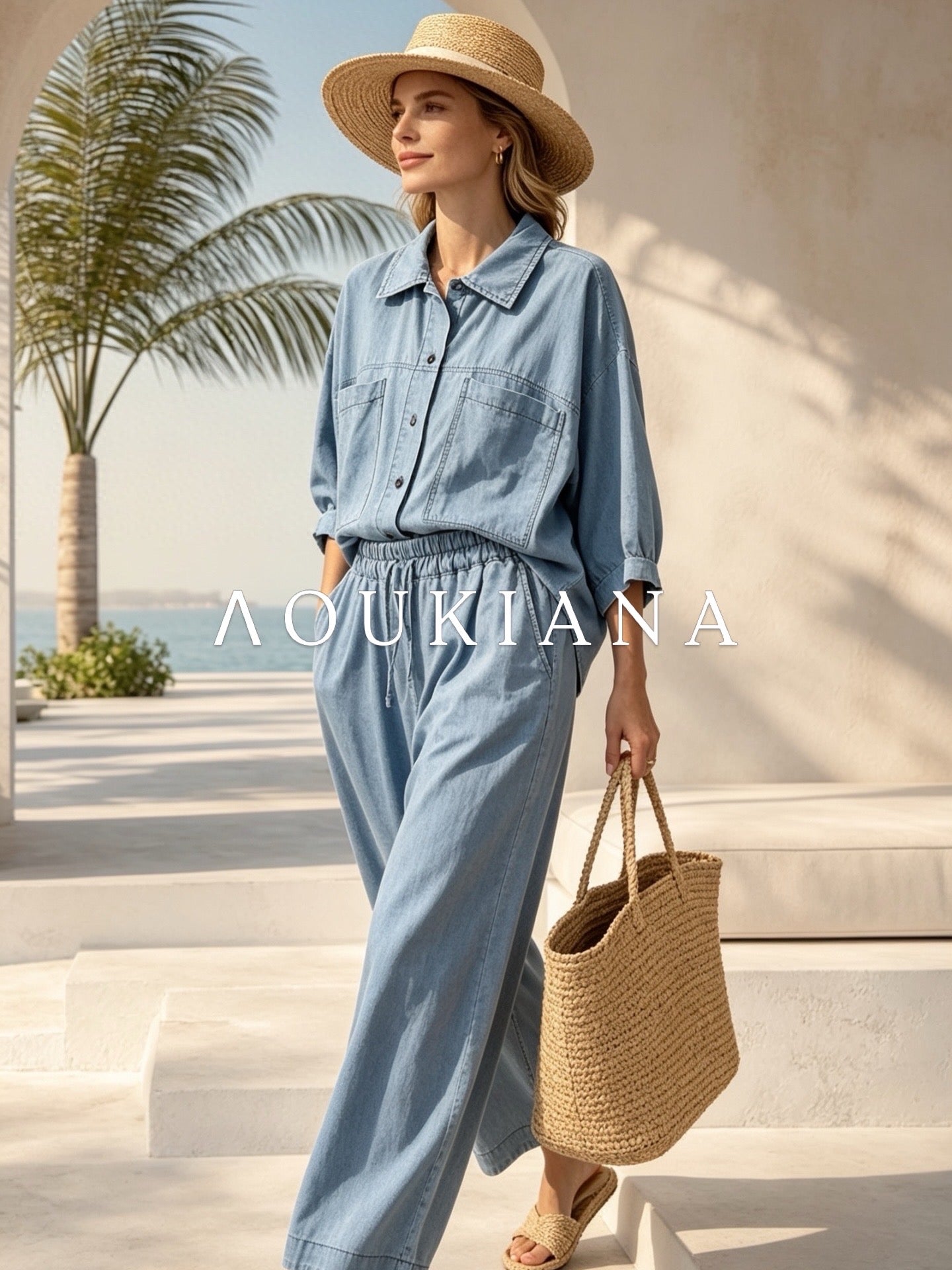 Denim Set in Blue