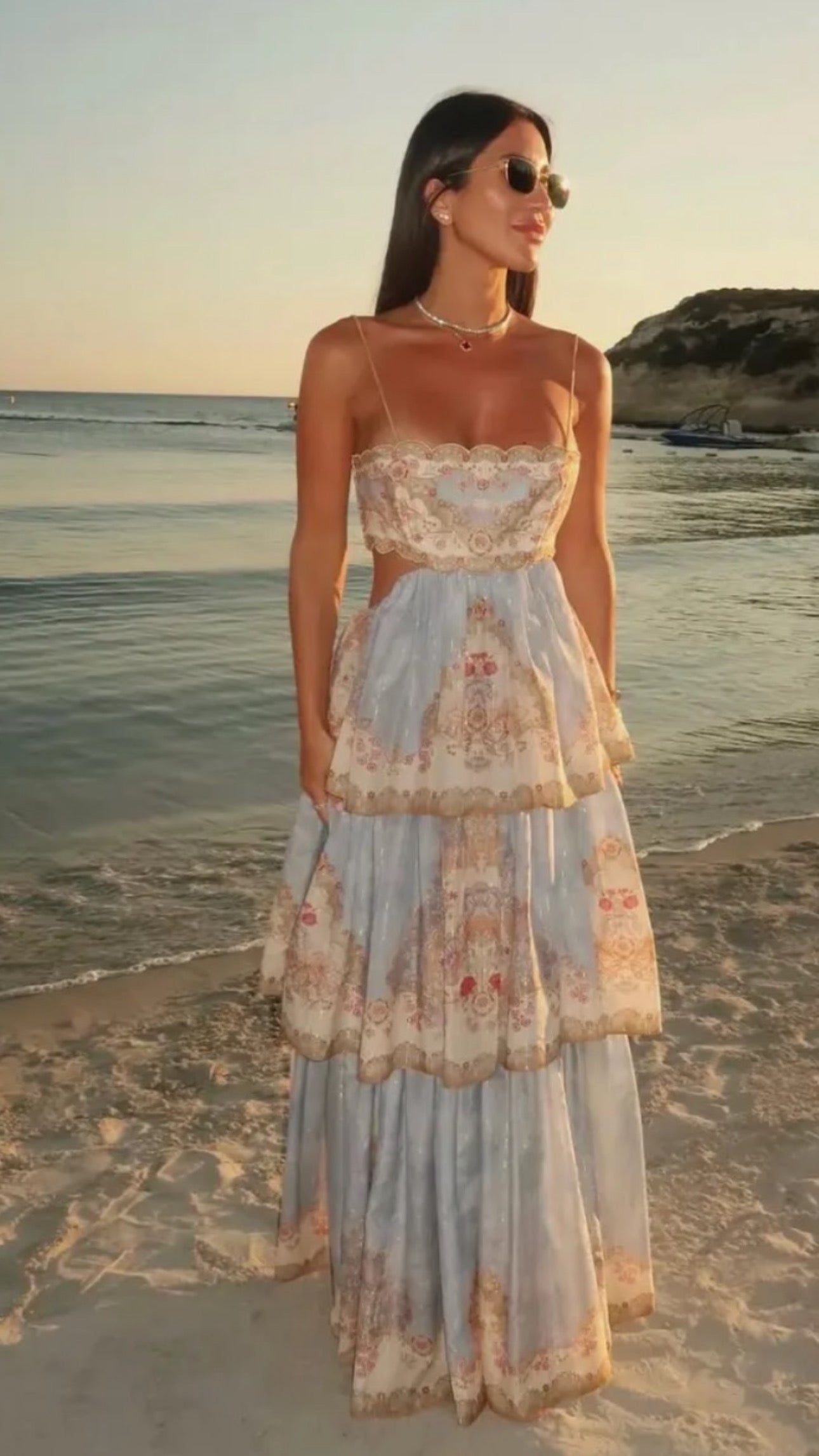 Maxi Dress in Romantic Print