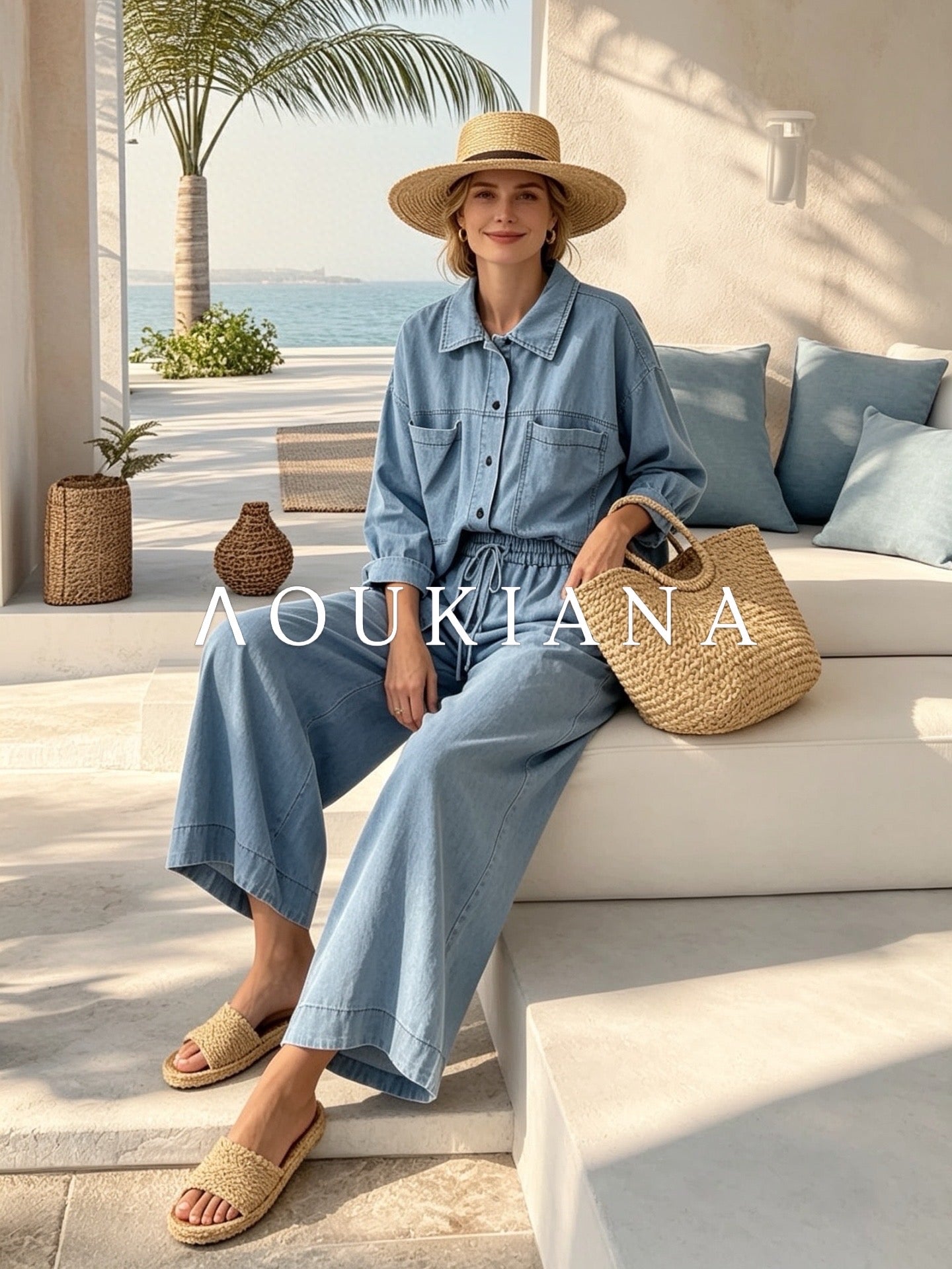 Denim Set in Blue