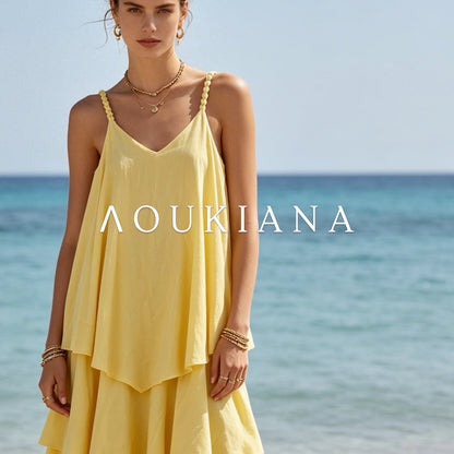 Airy Dress in Yellow
