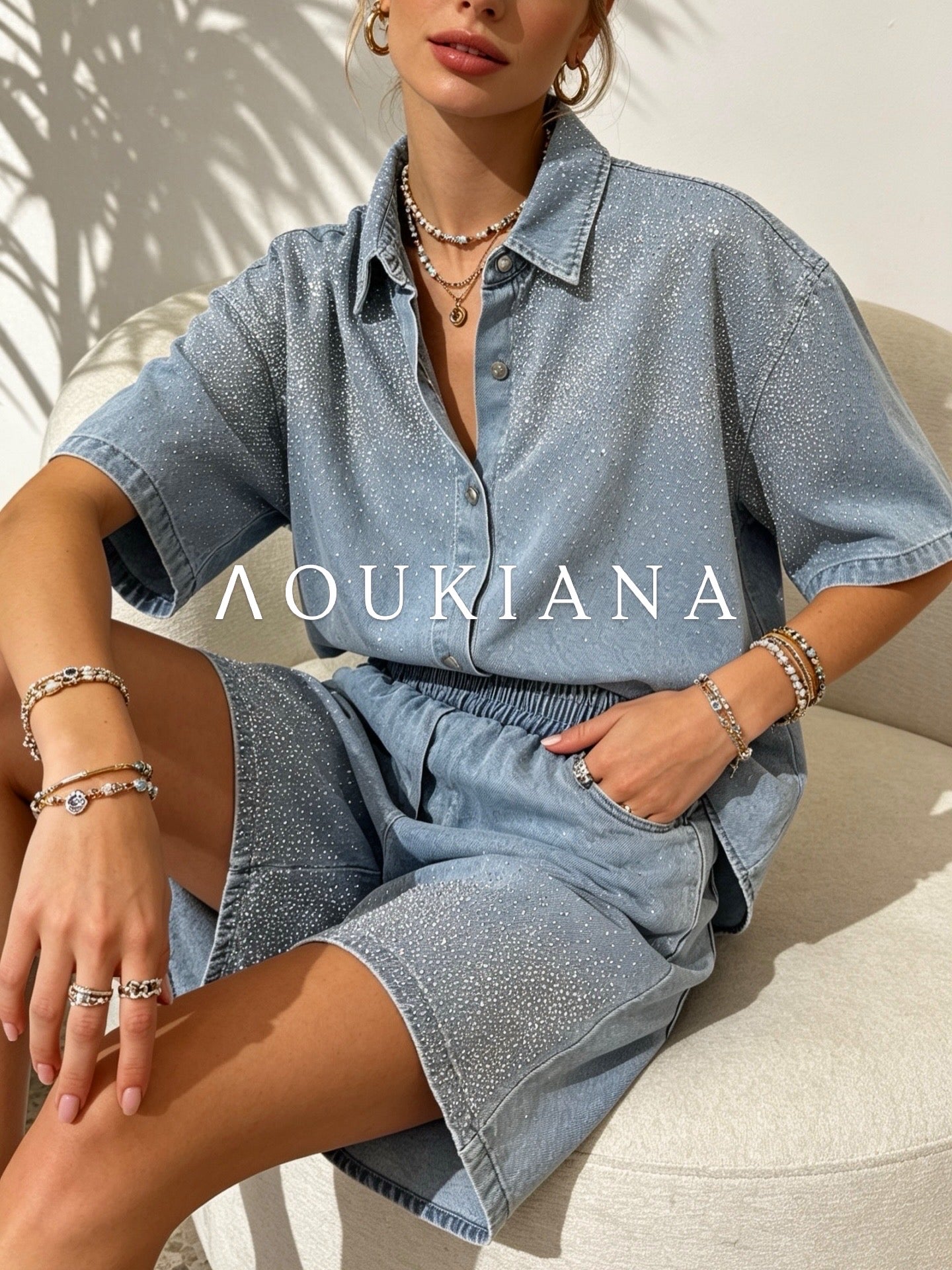 Sparkly Denim Set