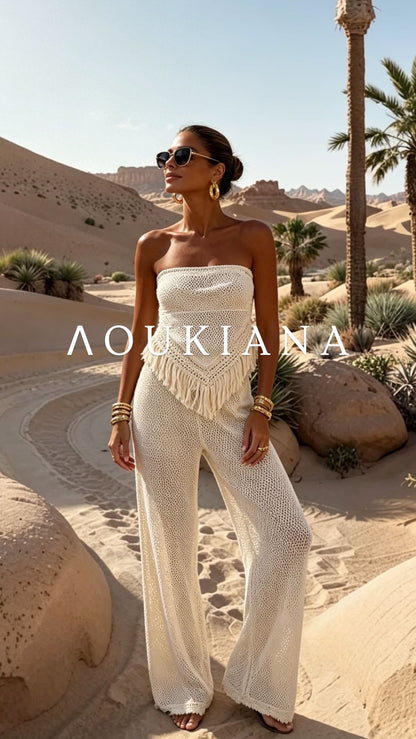 Strapless Set in White
