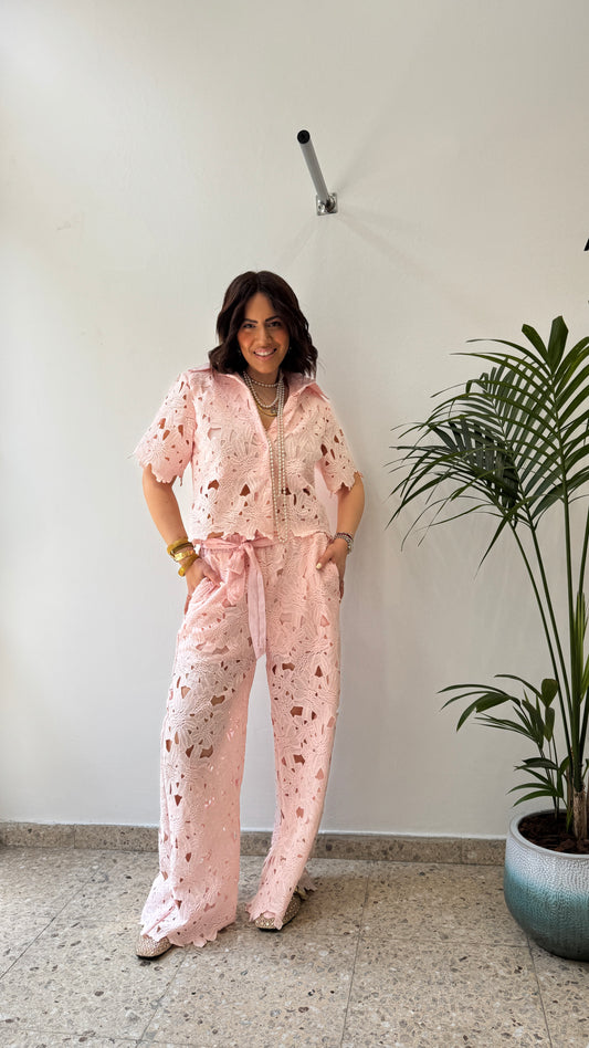 Lace Set in Pink