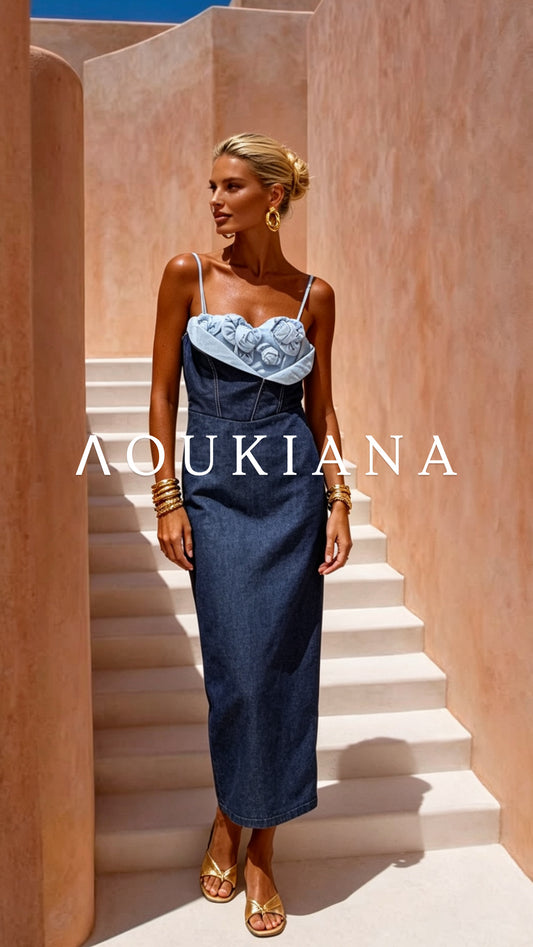 Denim Maxi Dress