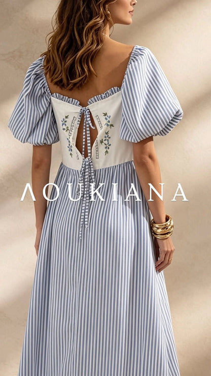 Striped Dress in Blue