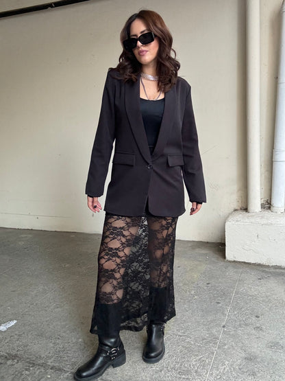 Wild blazer in black