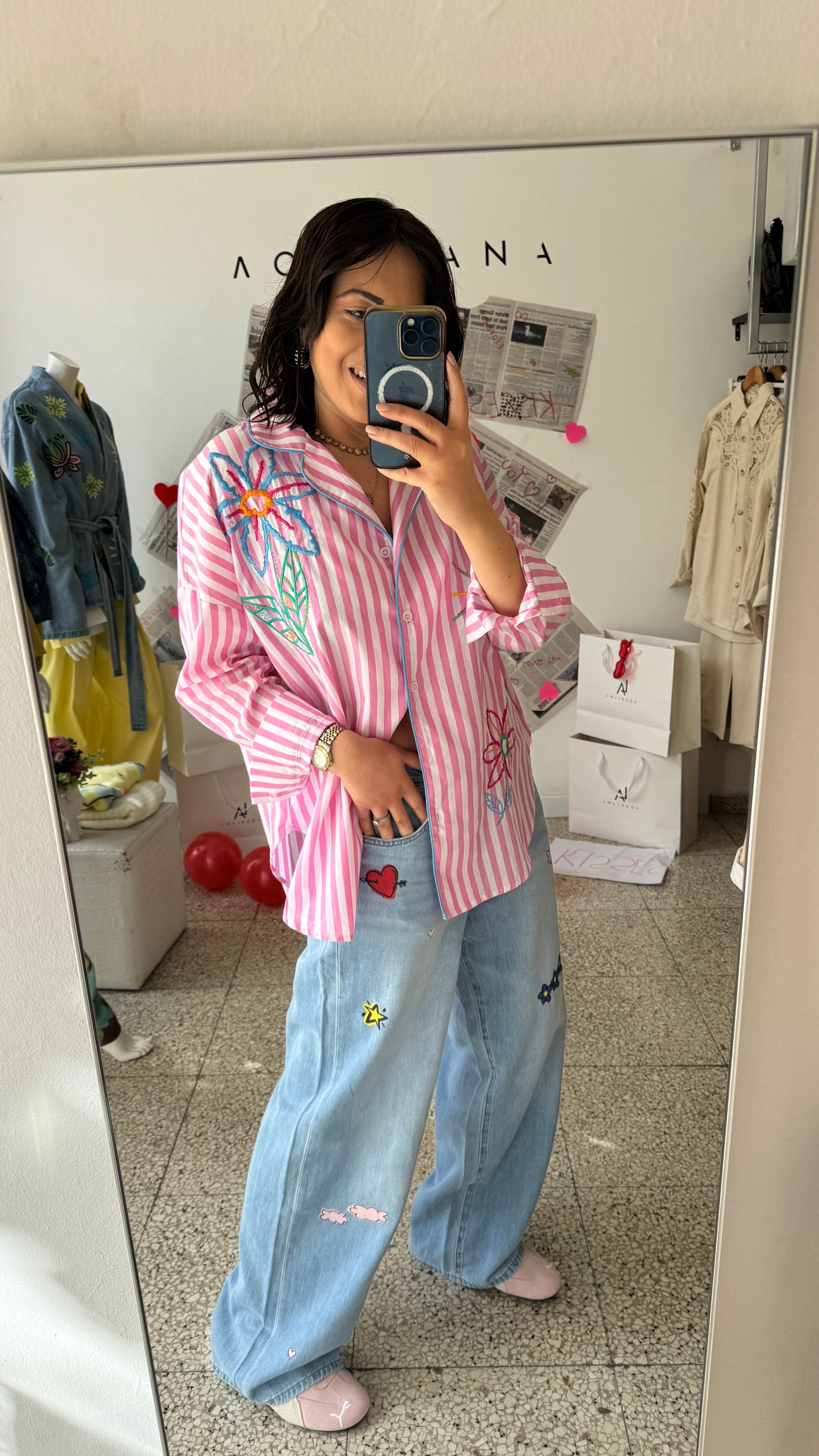 Spring Shirt in Pink