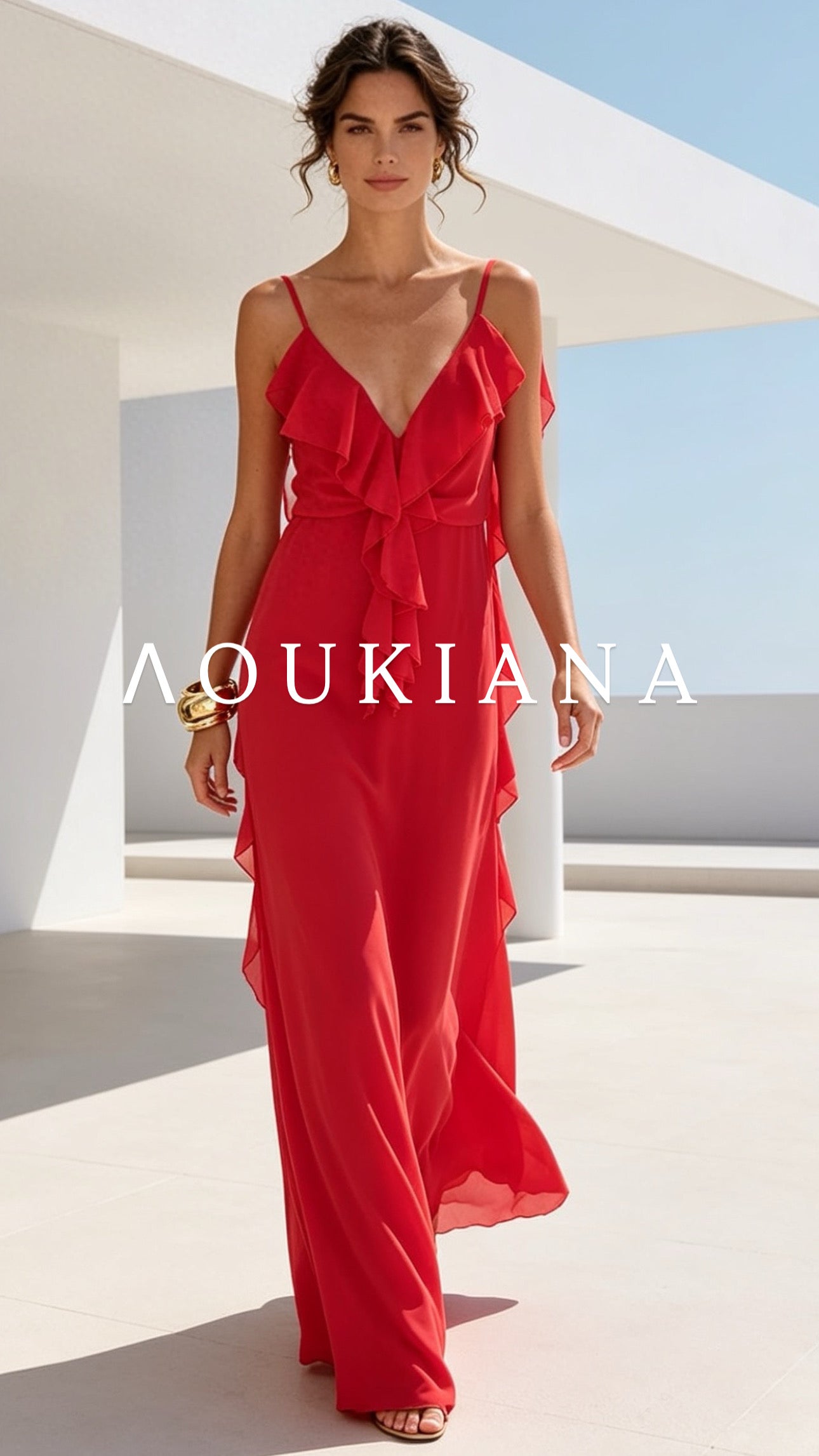 Maxi Dress in Red