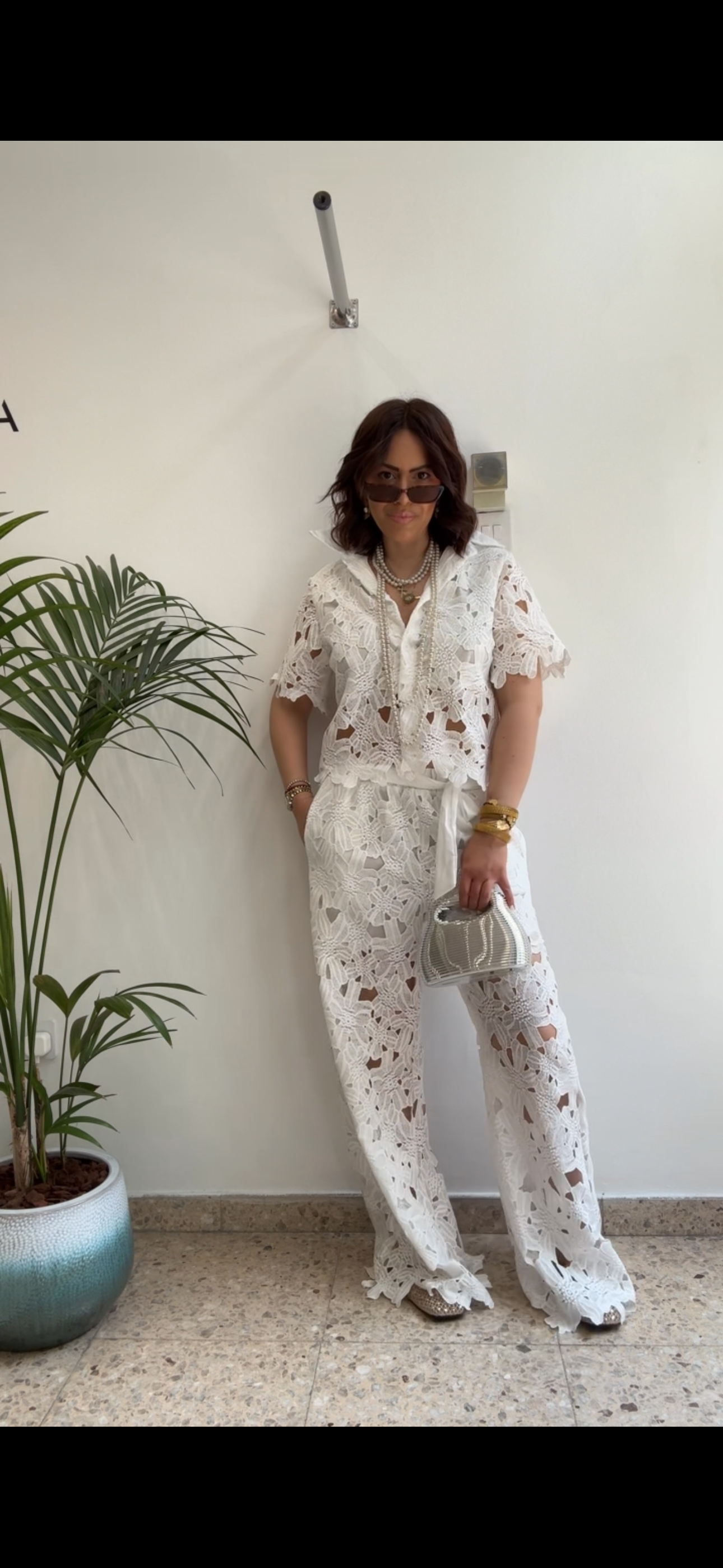 Lace Set in White