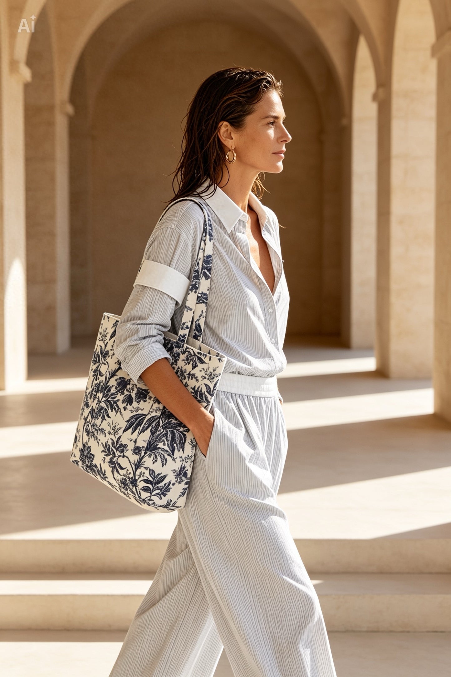 Relaxed Set in White