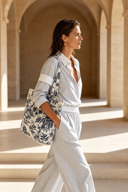 Relaxed Set in White