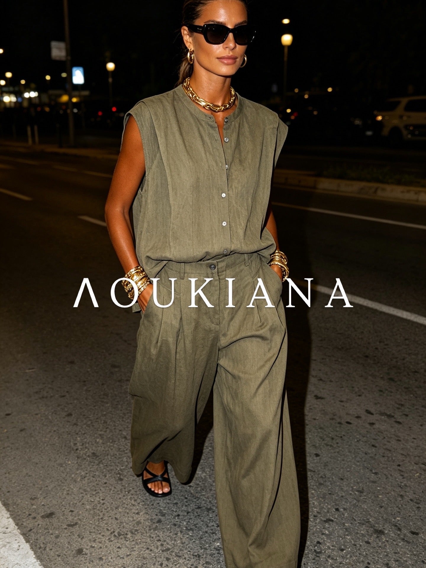 Classy Set in Khaki
