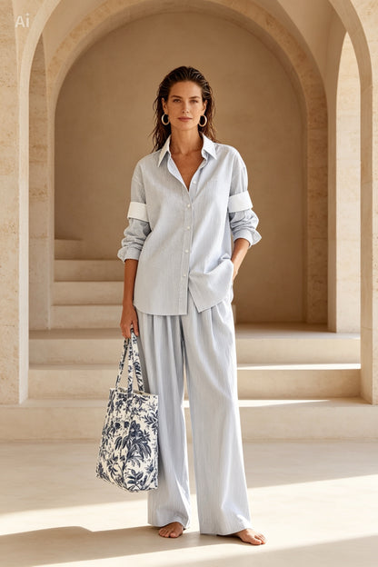 Relaxed Set in White