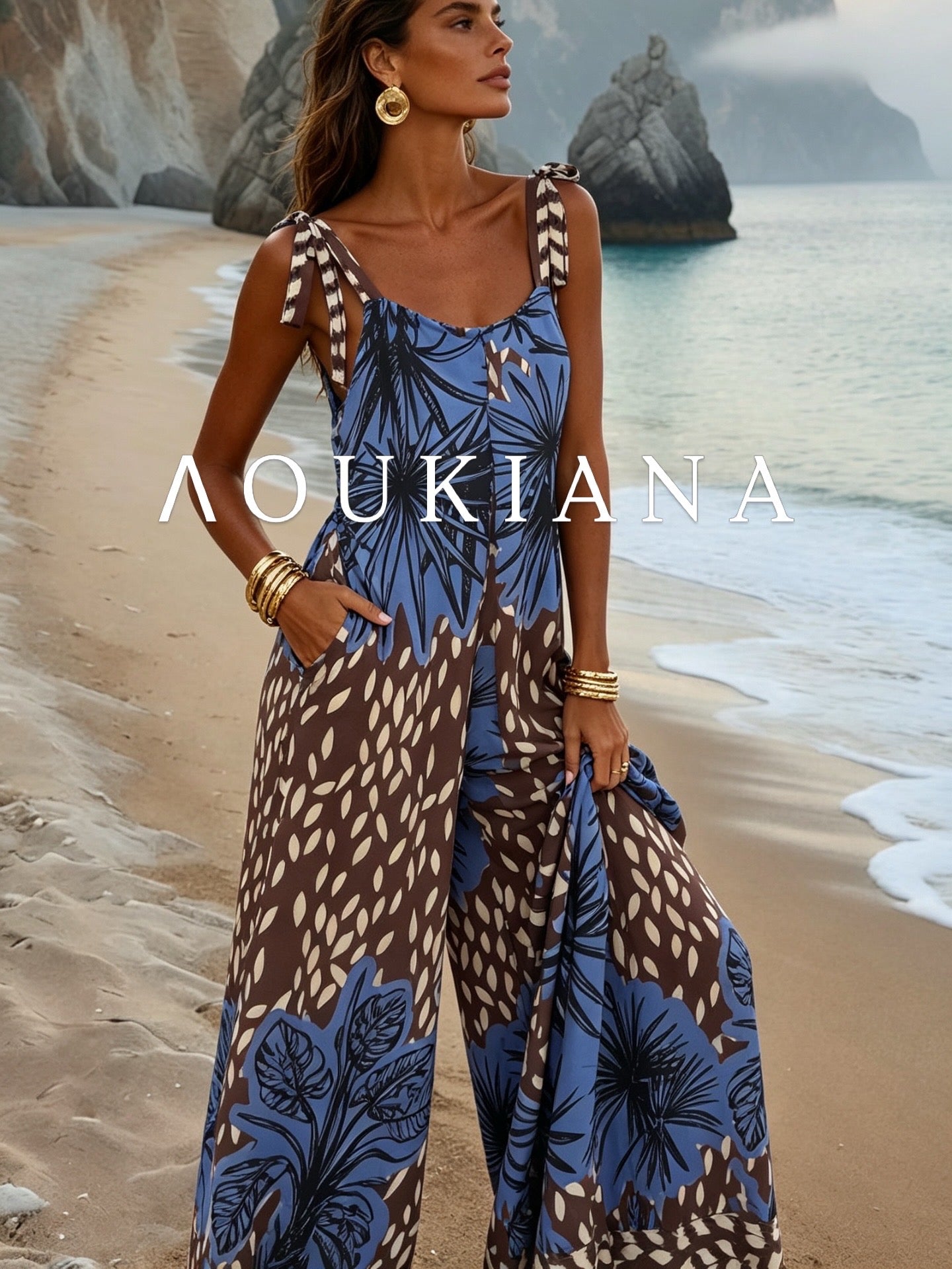 Tropical Maxi Jumpsuit