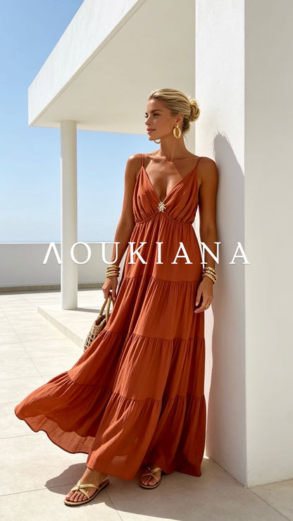 Maxi Dress in Orange