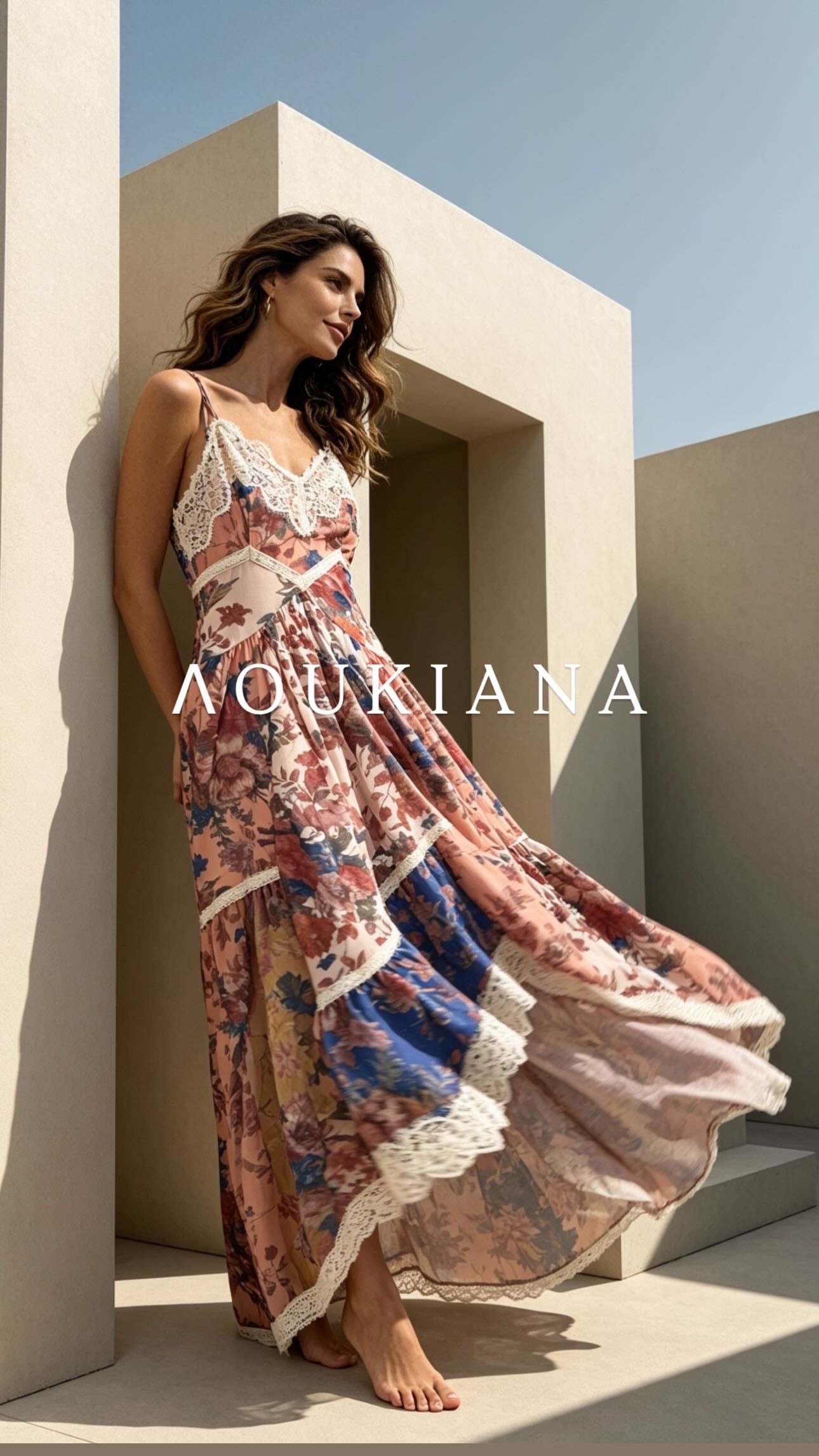 Maxi Dress in Floral Print