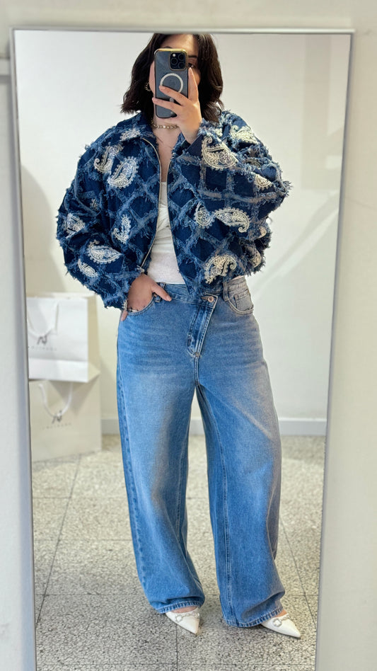 Wrapped Jeans in Blue