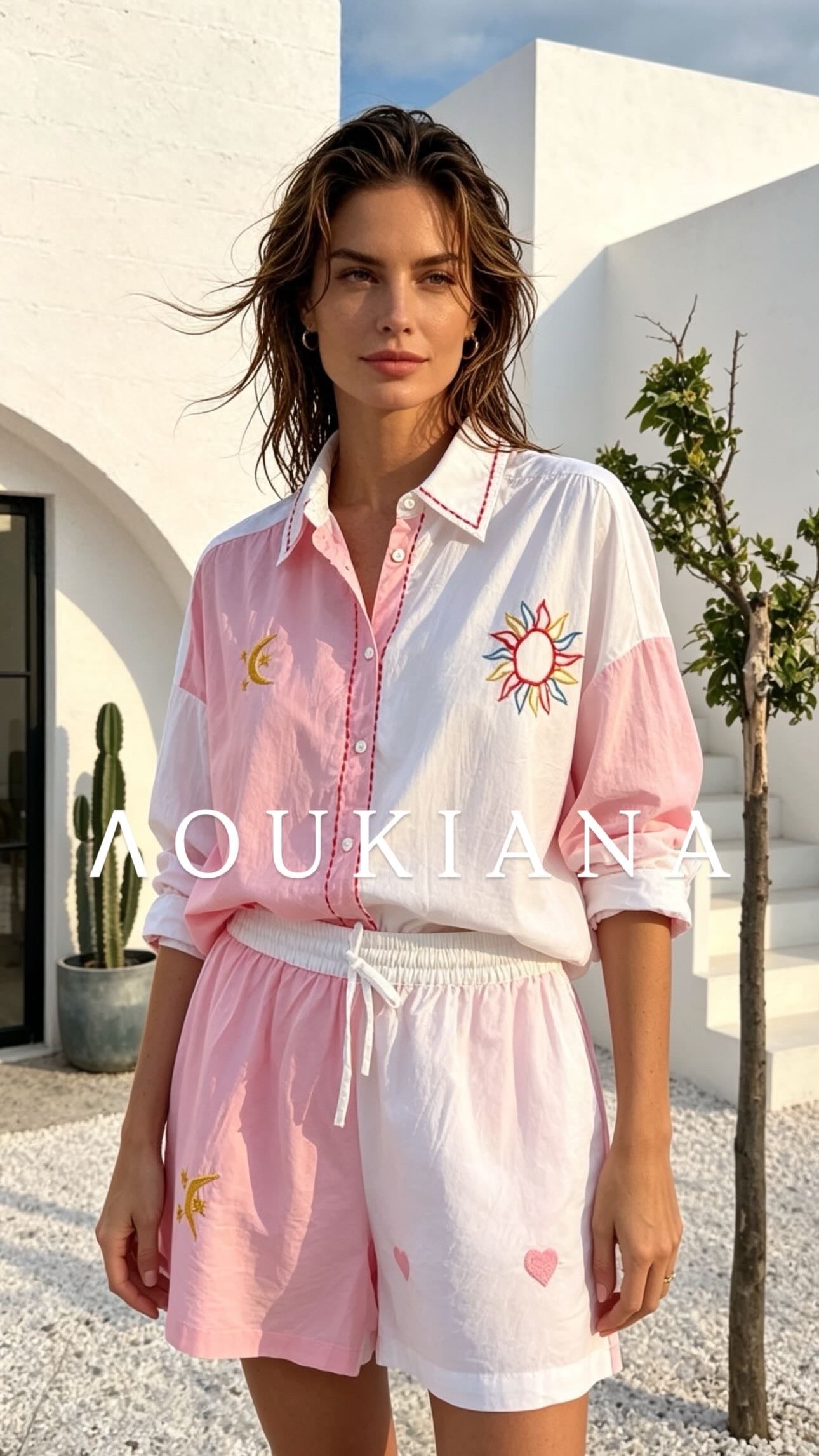 Summer Set in Pink & White