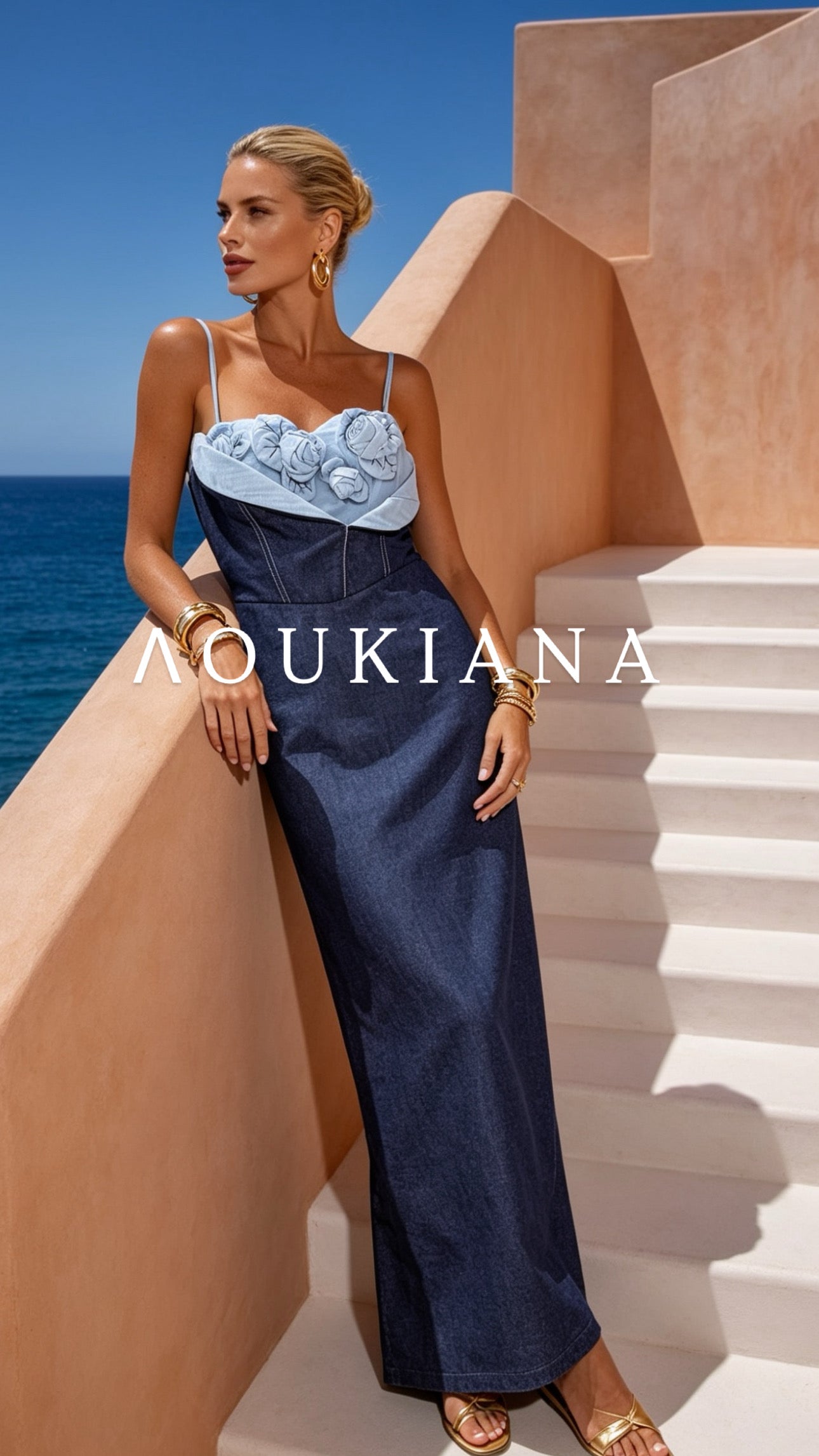 Denim Maxi Dress