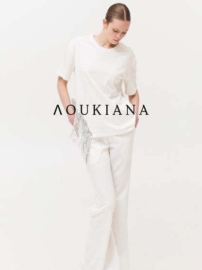 Fringe T-Shirt in White