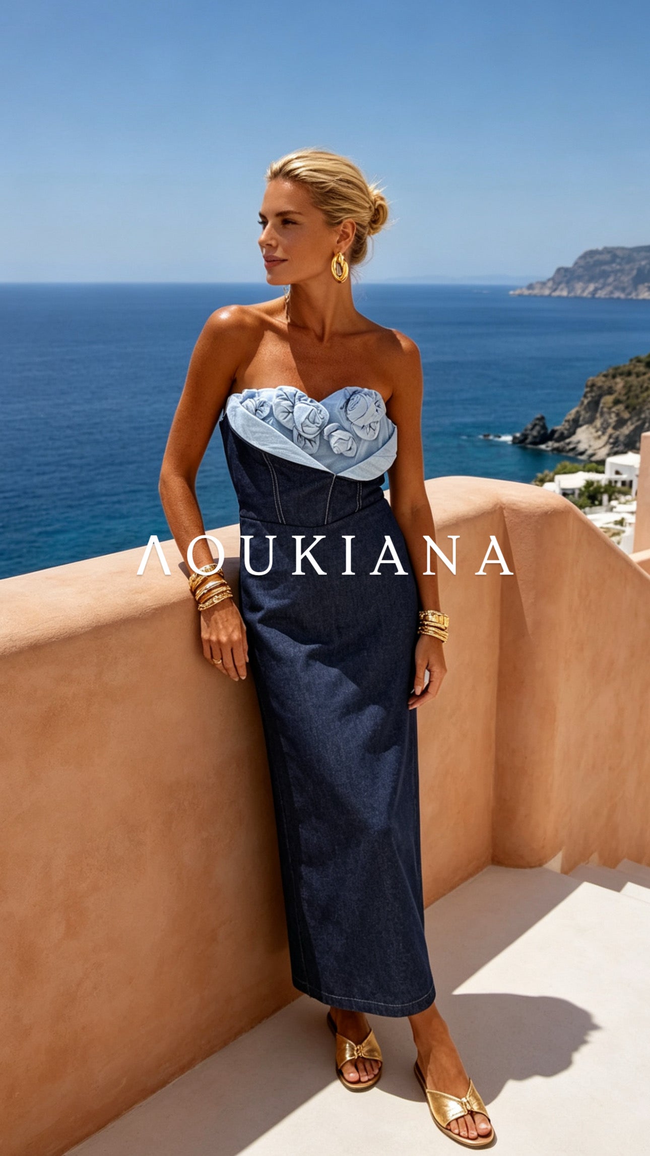 Denim Maxi Dress