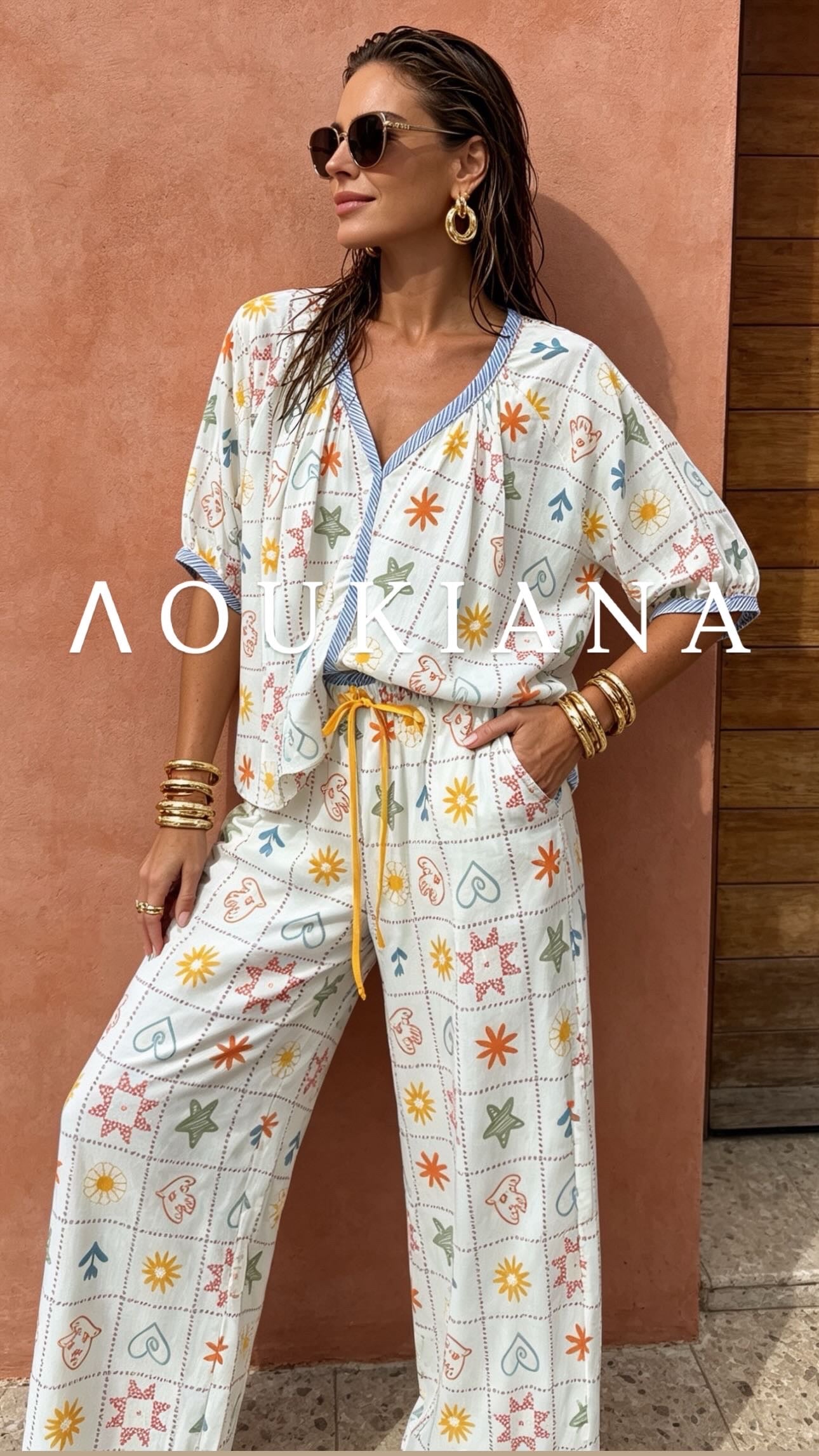 Printed Summer Set