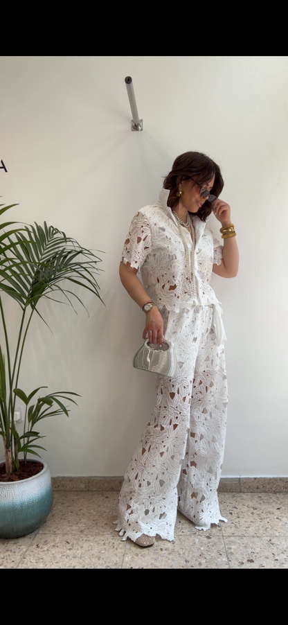 Lace Set in white colour
