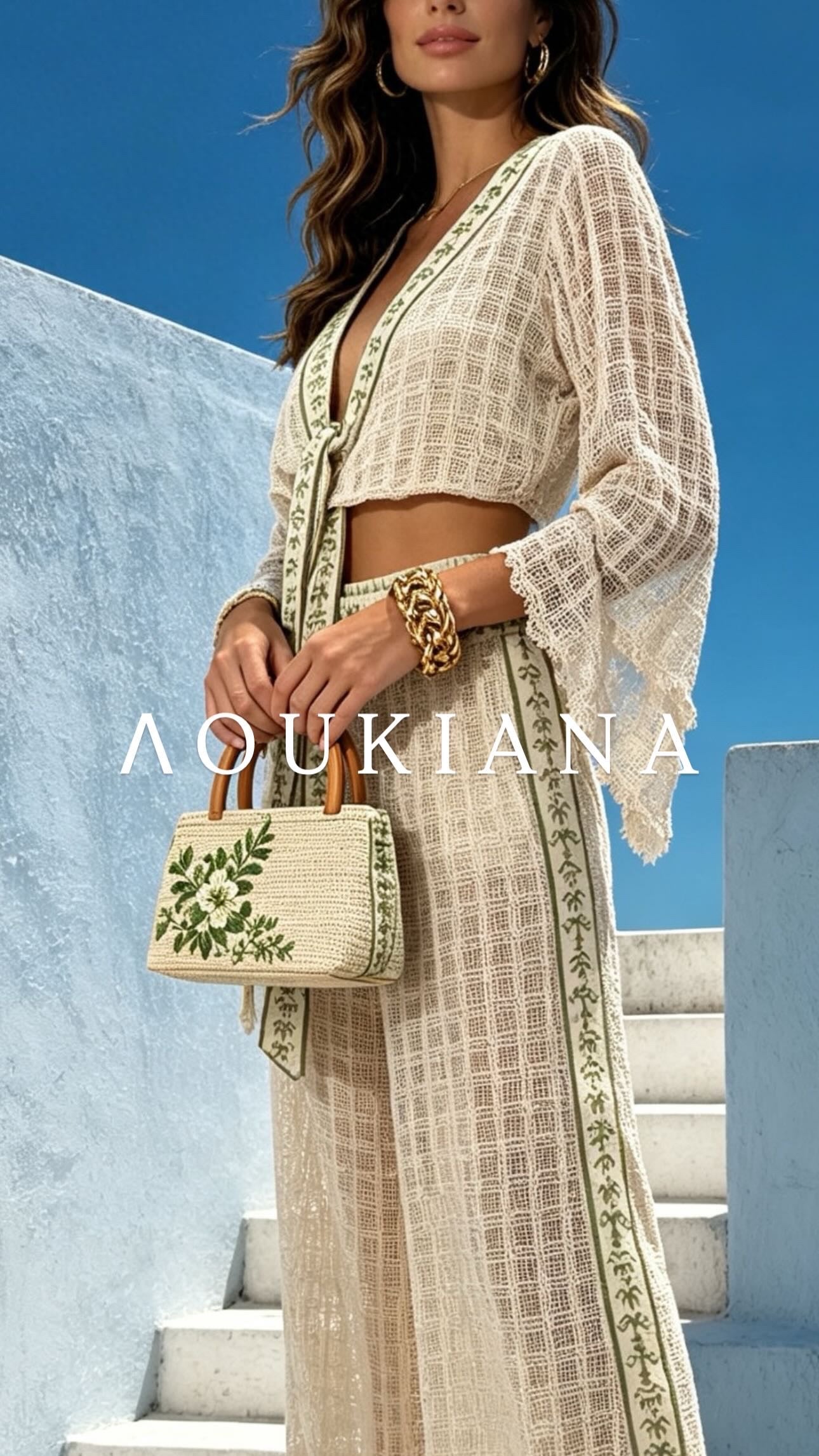 Summer Set in Beige & Green