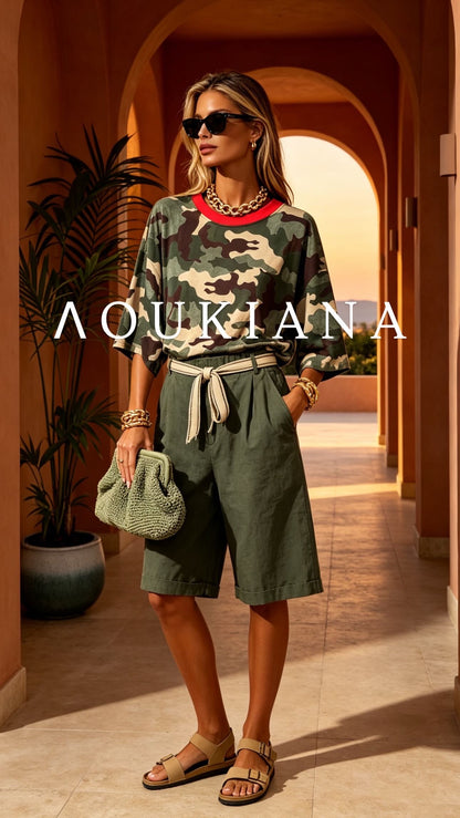 Bermuda Shorts in Green