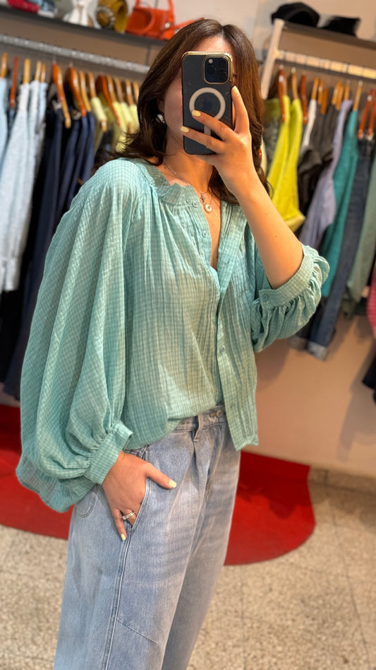 Green shirt