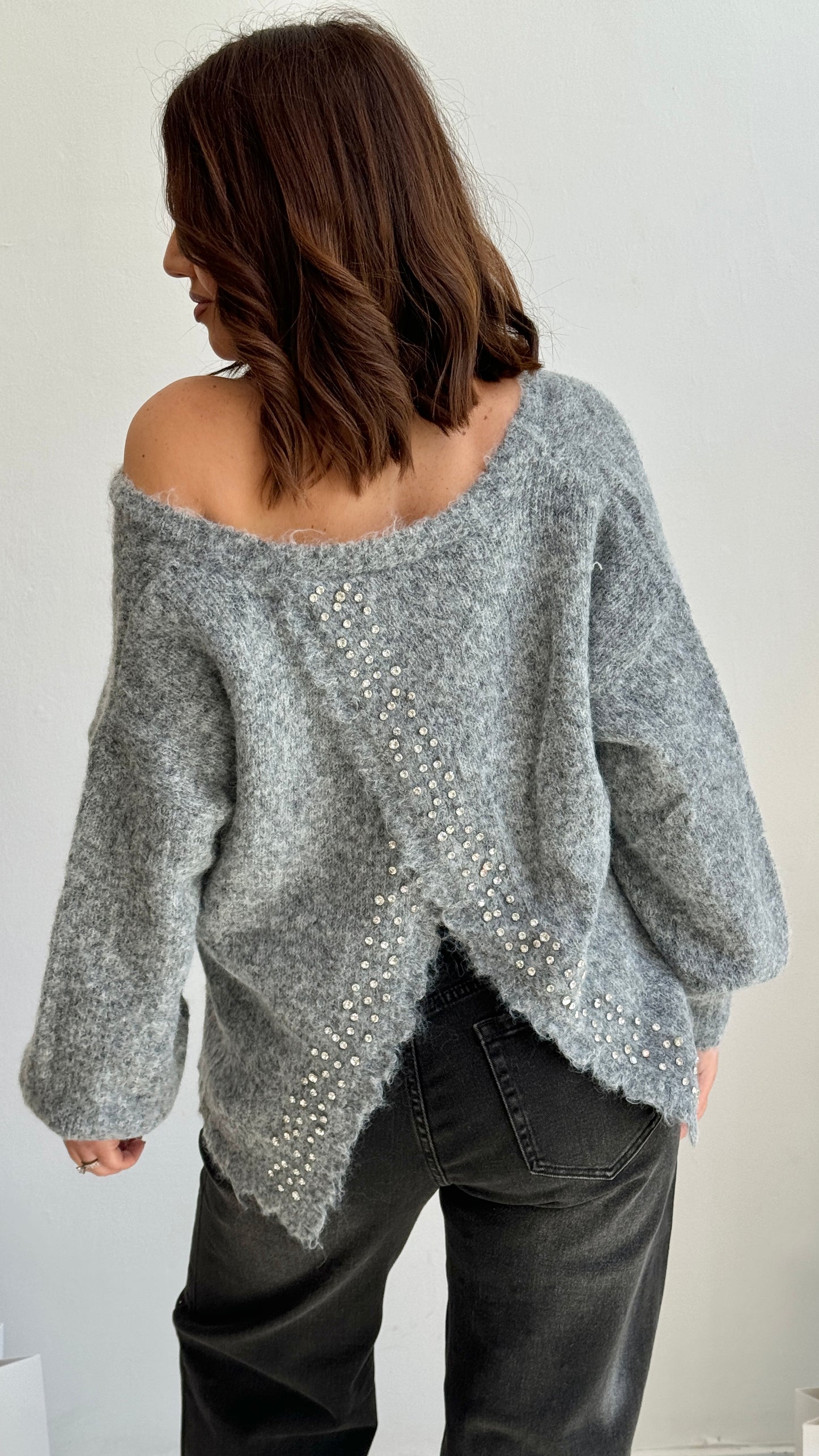 Jumper with Embellished Back