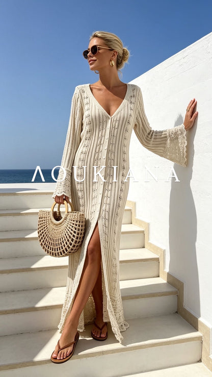 Knit Dress in White