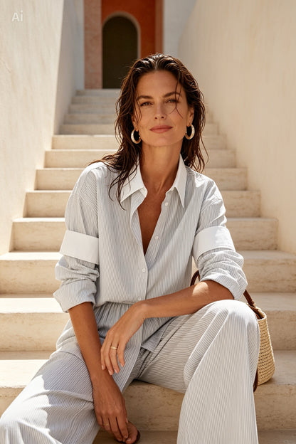 Relaxed Set in White