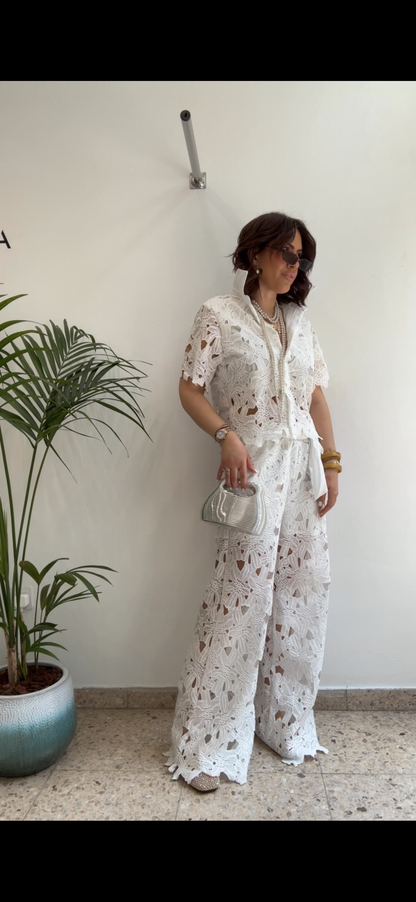 Lace Set in white colour