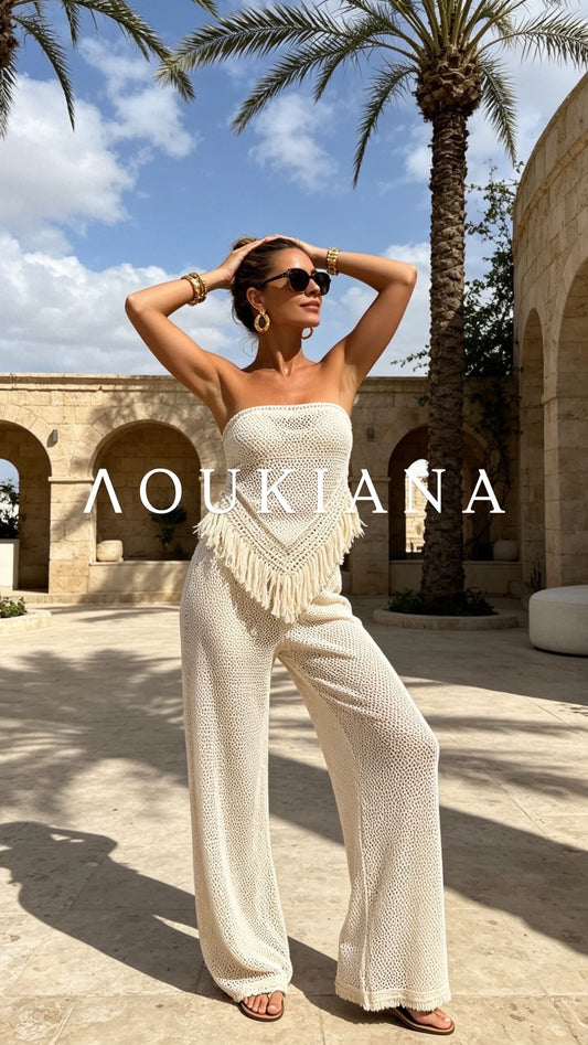 Strapless Set in White