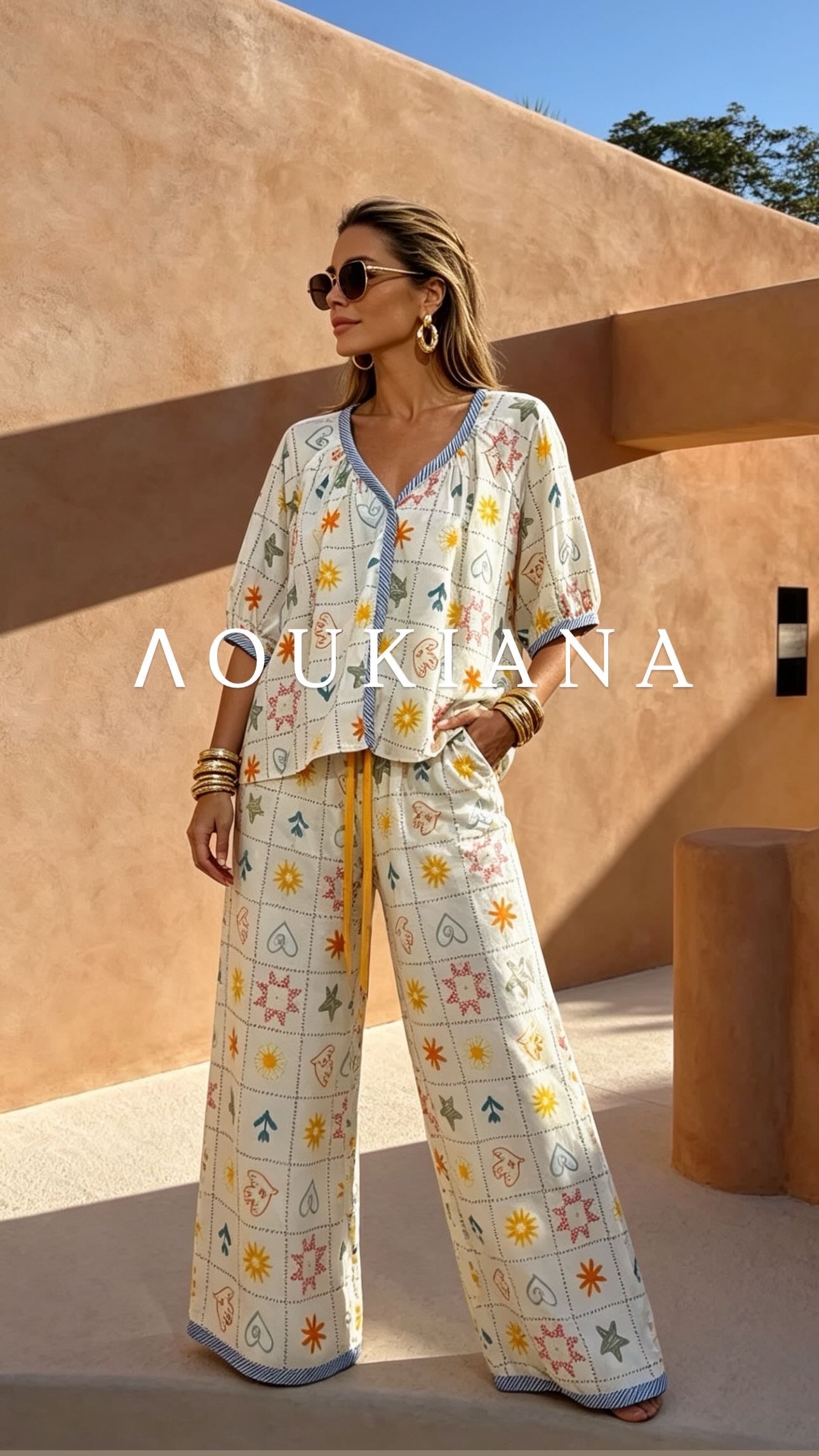 Printed Summer Set