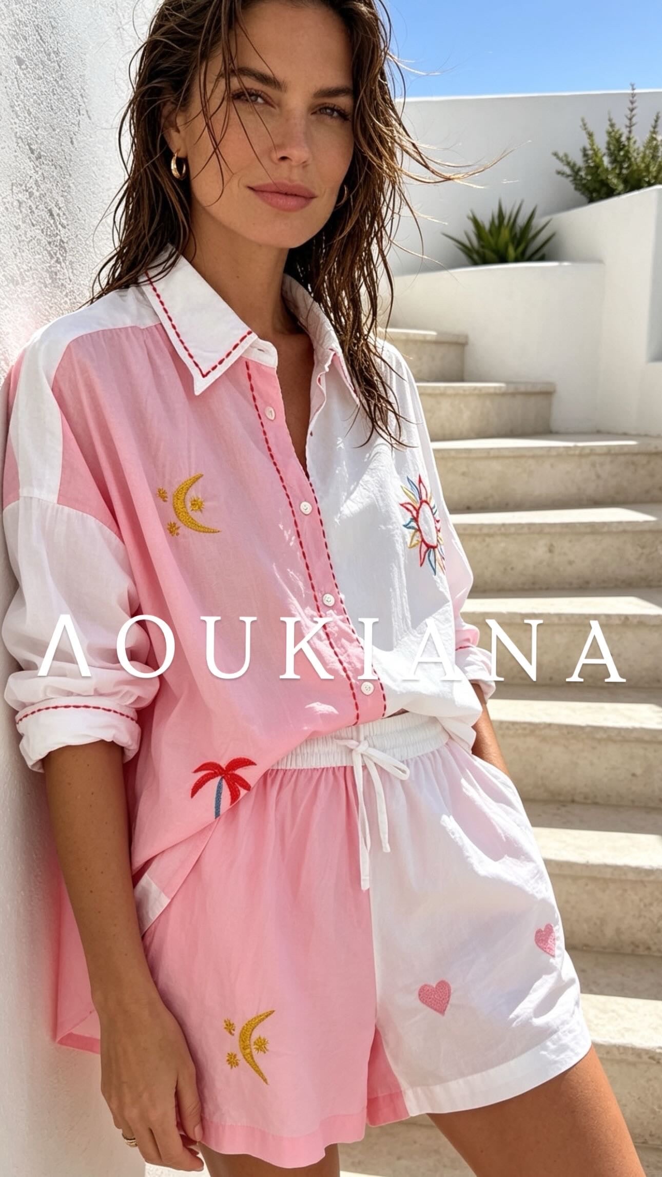 Summer Set in Pink & White