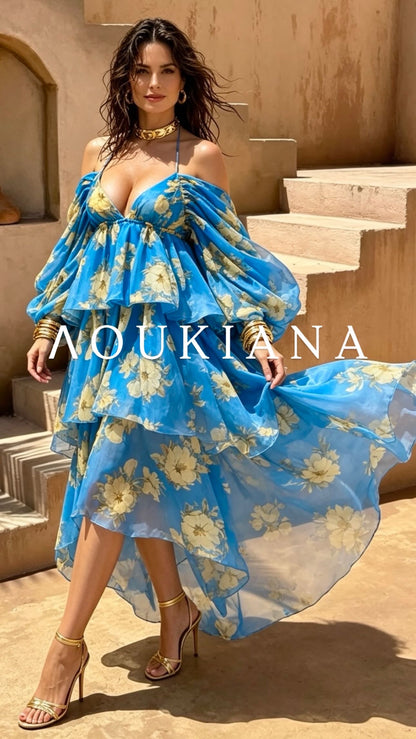 Floral Dress in Blue