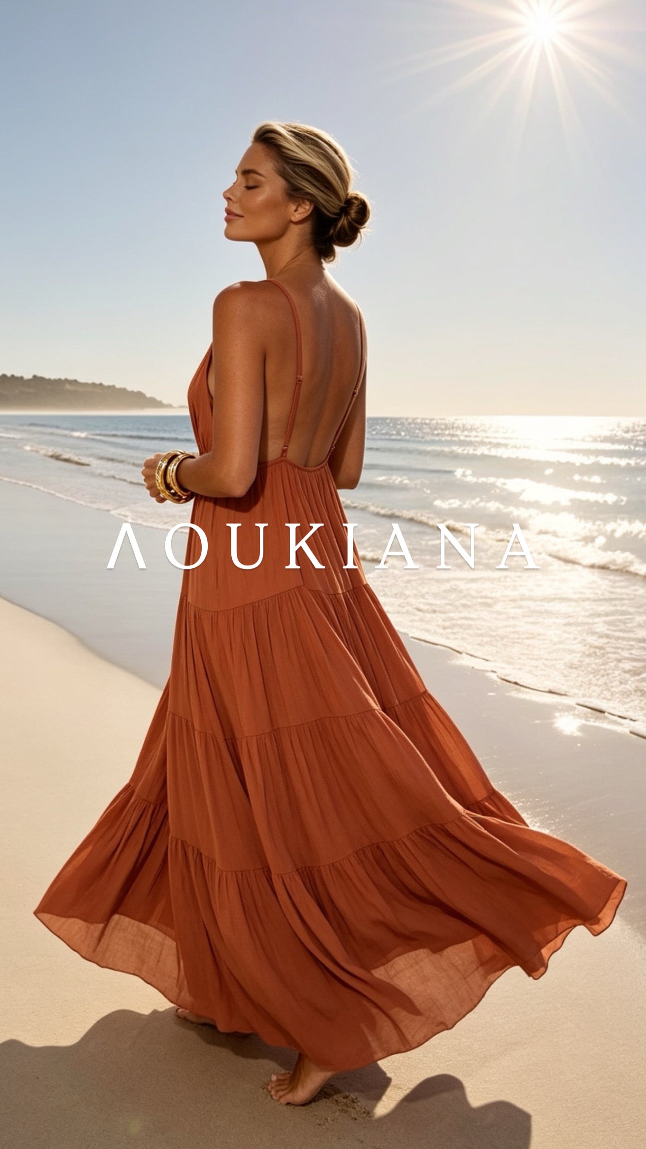 Maxi Dress in Orange