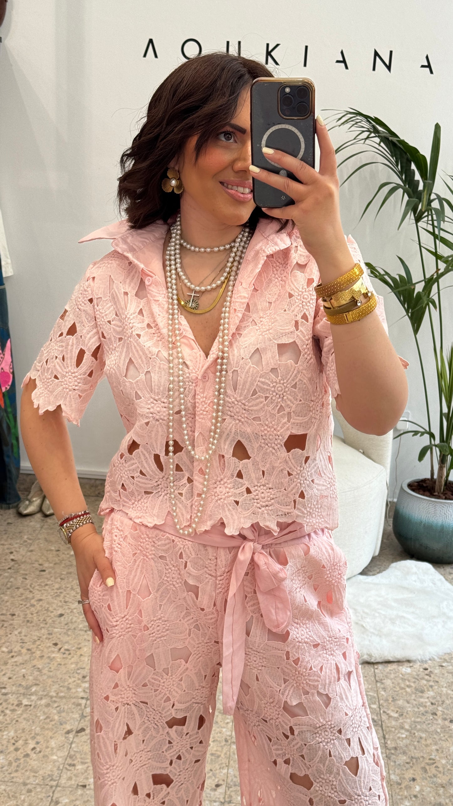 Lace Set in Pink