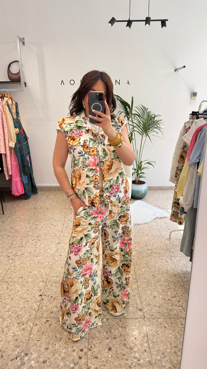 Floral Denim set