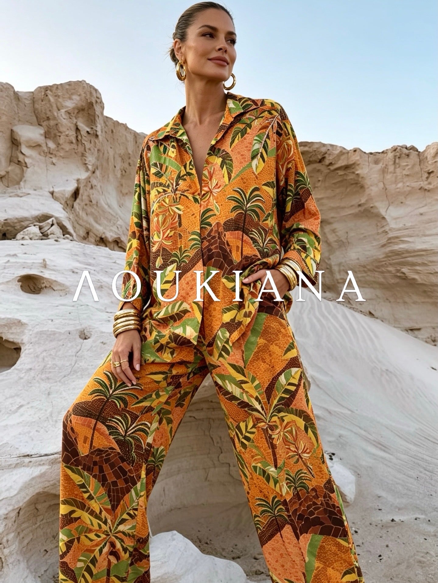 Tropical Set in Orange