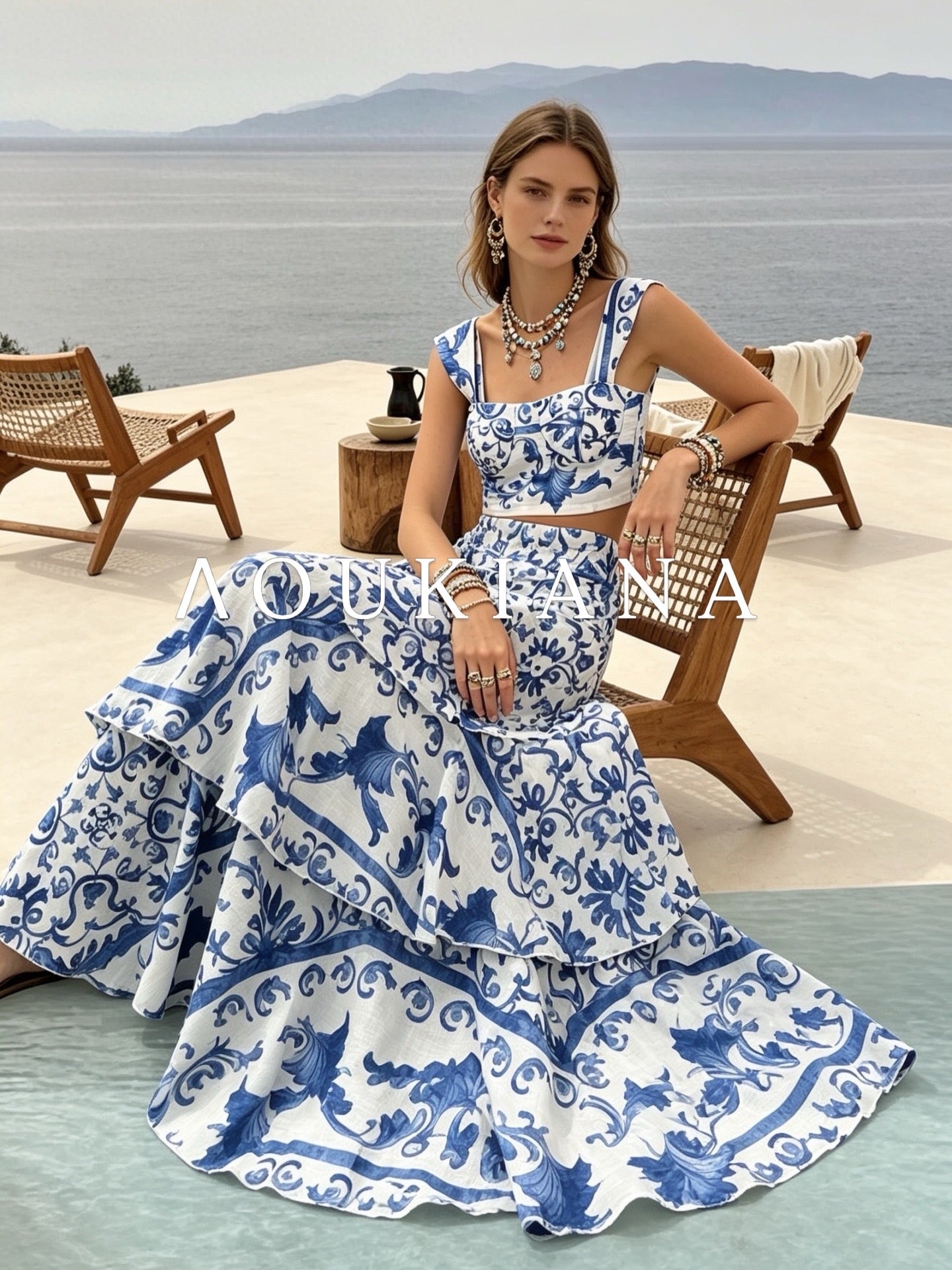 Blue & white dreams all day set
