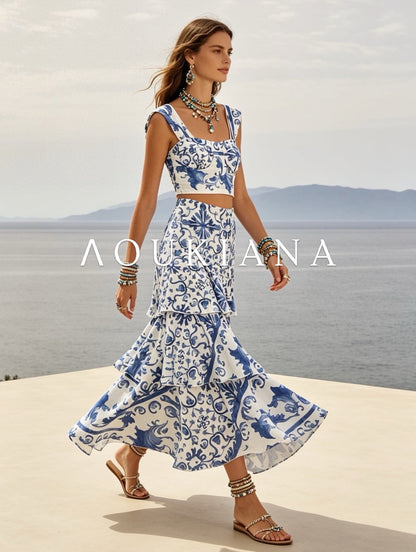 Blue & white dreams all day set