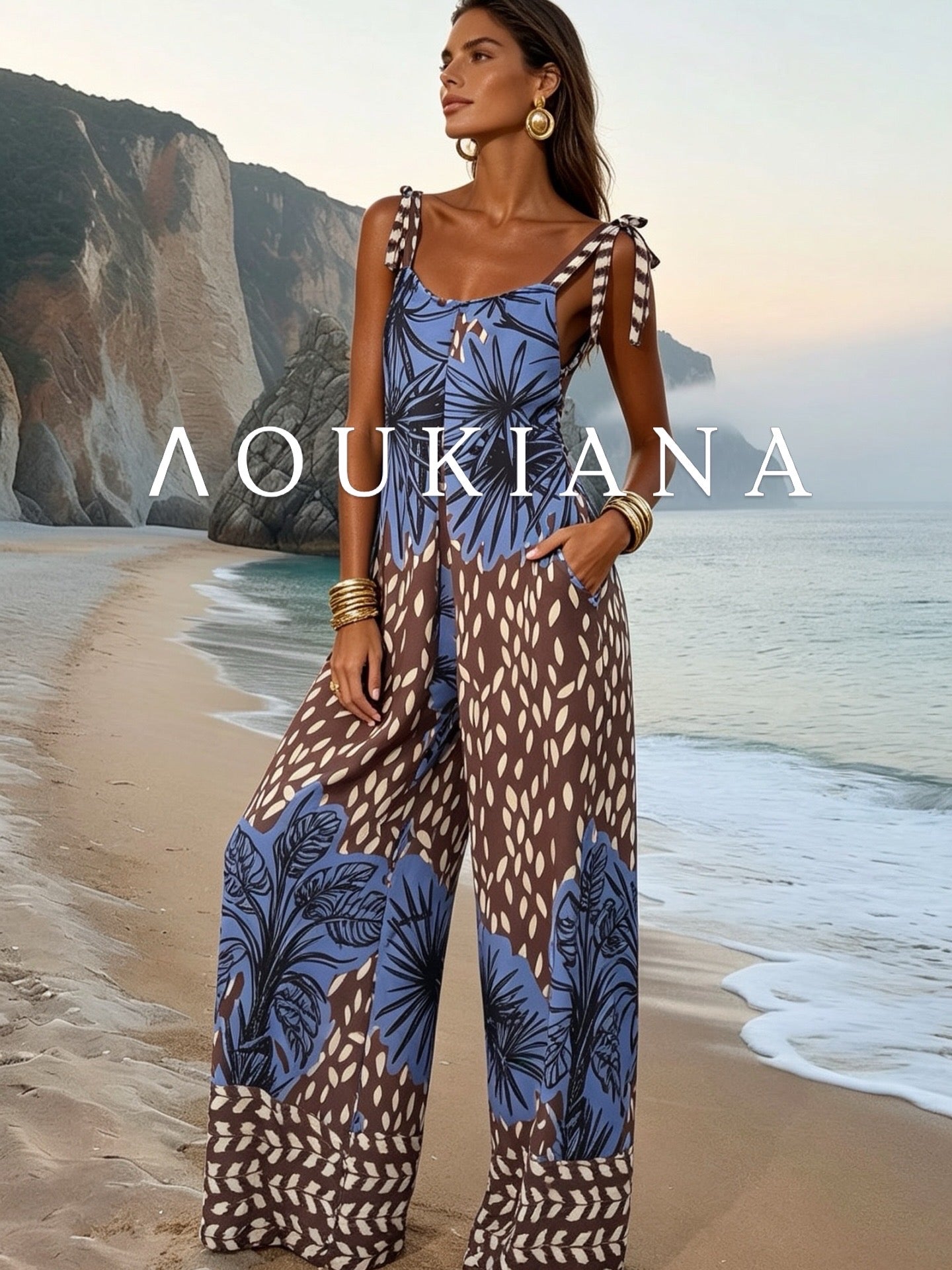 Tropical Maxi Jumpsuit